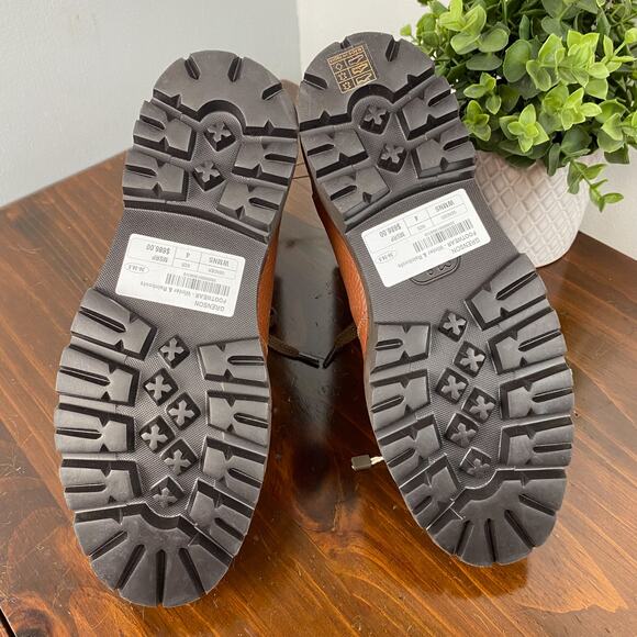 Grenson Nanette Shearling Pebble Grain Leather Chunky Boot Size 6.5 Retail $686 - Picture 9 of 12